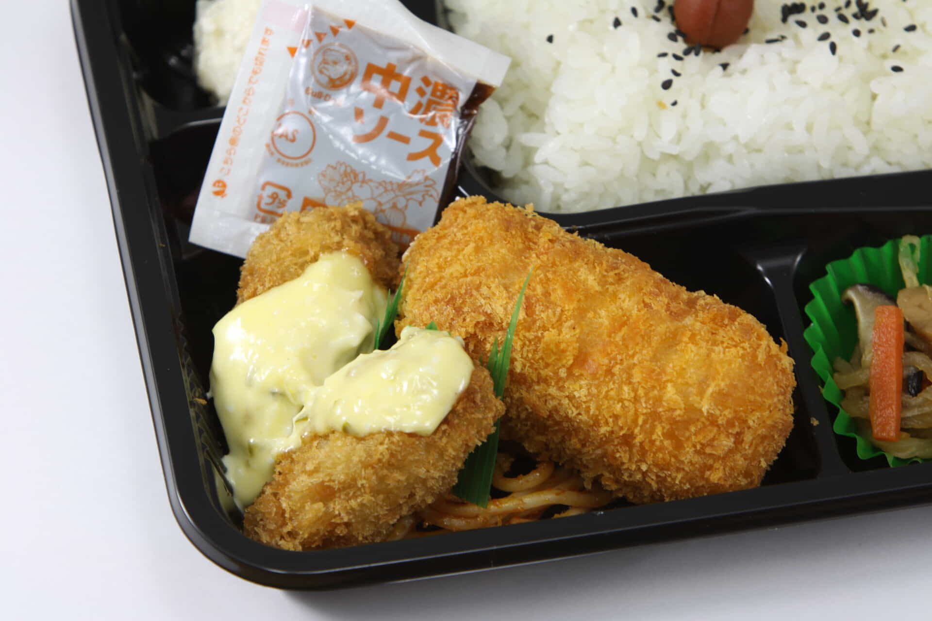 カキフライ&カニクリームコロッケ弁当_650円
